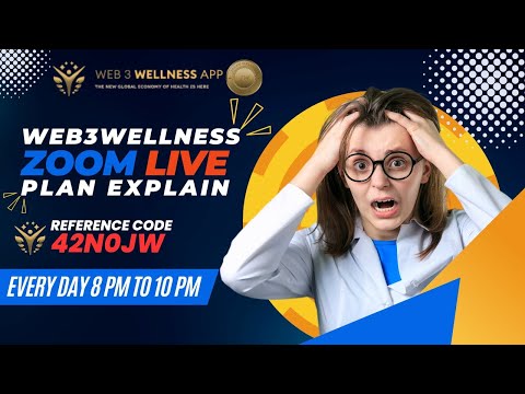 web3wellness Zoom Live 29/06/2023   #jw #web3wellness #web3