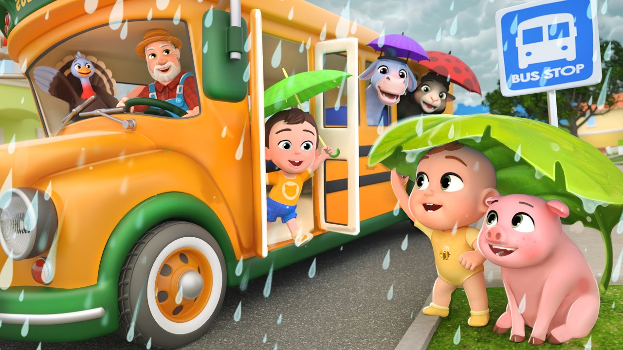 Las Ruedas del Autobus Lluvia Lluvia Vete Ya + Más Lalafun Canciones Infantiles y Música para Chicos