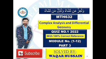 MTH632 quiz no 1 2022 solution by taleemi markaz part 3