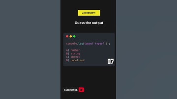 Test Your Javascript Knowledge: MCQ #92