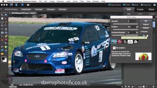 Photoshop Elements Out of the frame