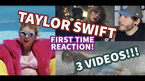 REACTION - Taylor Swift ! - You Need To Calm Down, I Don't Wanna Live Forever, Out of the Woods