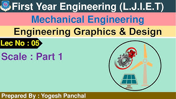 Lec-05_Scale_Part 1 | Engineering Graphics and Design | First Year | Engineering