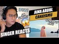 Aina Abdul - CahayaMu | Official MV | SINGER REACTION