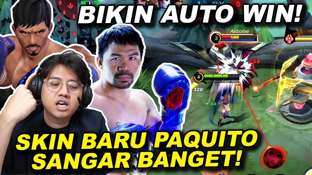 Atlet Esports Aville Review Skin Mobile Legends Paquito yang Bisa Keluar Petir!