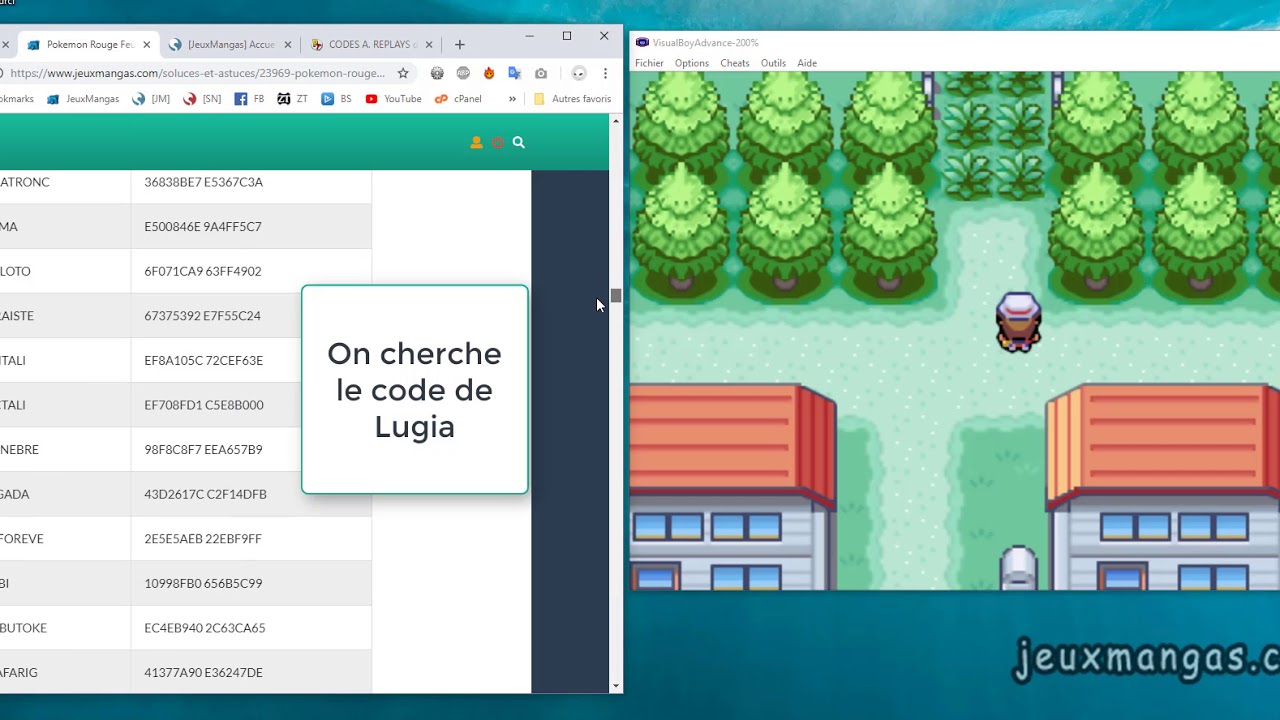 pokemon rouge avoir la bicyclette