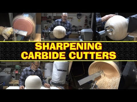 Sharpening Carbide Cutters (Woodturning How-to) 