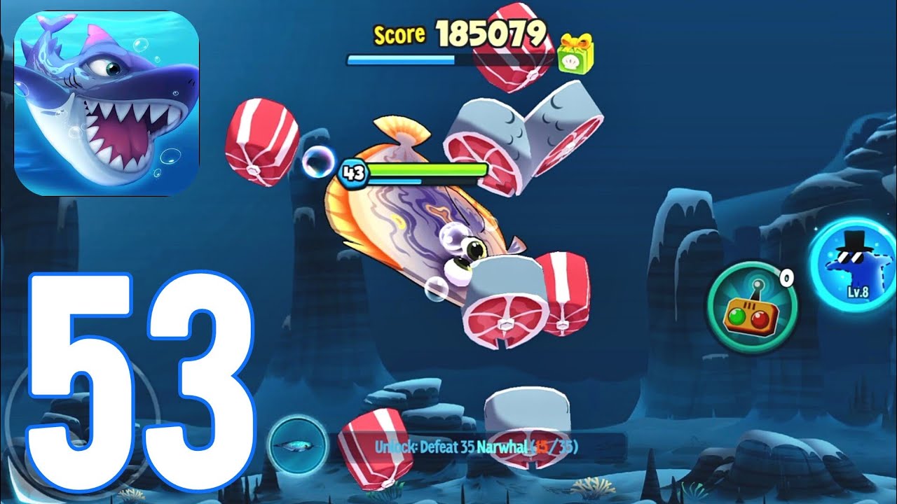 Fish Eat Fish.io - Gameplay Walkthrough Part 53 - Pacific Halibut (ios,Android)