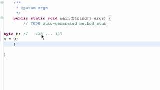 Datentyp Byte - (Java 1-011)