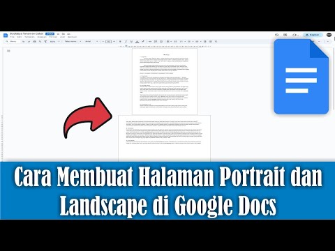 Cara Buat Halaman Landscape Di Google Docs
