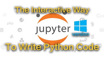 Windows | Using Jupyter Notebook for interactive Python programming - (Eng)