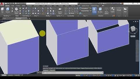 Autocad 2018 Tutorial 7   Extrude, Presspull and Subtract Commands  Common mistakes and how to troub