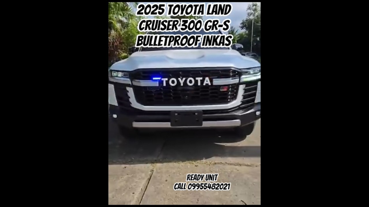 Brand new 2025 Toyota Land Cruiser 300GR-SportBulletproof / Armored by Inkas Canada 