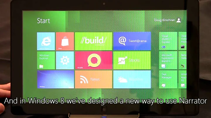 Building 'Windows 8' - Enabling Accessibility