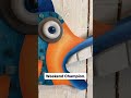 Wooden fish champion of the 4 day weekend.  #woodenfish #woodart #assemblage  #fishart #mosaic #art