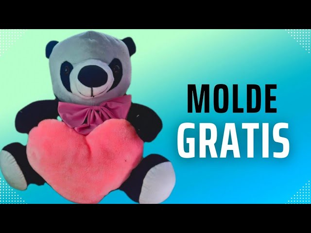 Oso Panda Kit Para Hacer Peluche De Incluye Hilos, Relleno Y