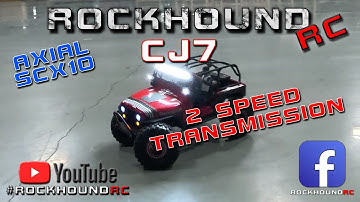Rockhound RC Adventures: The 2 speed transmission on the AXIAL SCX10 CJ7, is it worth the upgrade?