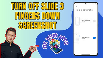 How to Turn Off Slide 3 Fingers Down Screenshot on Android