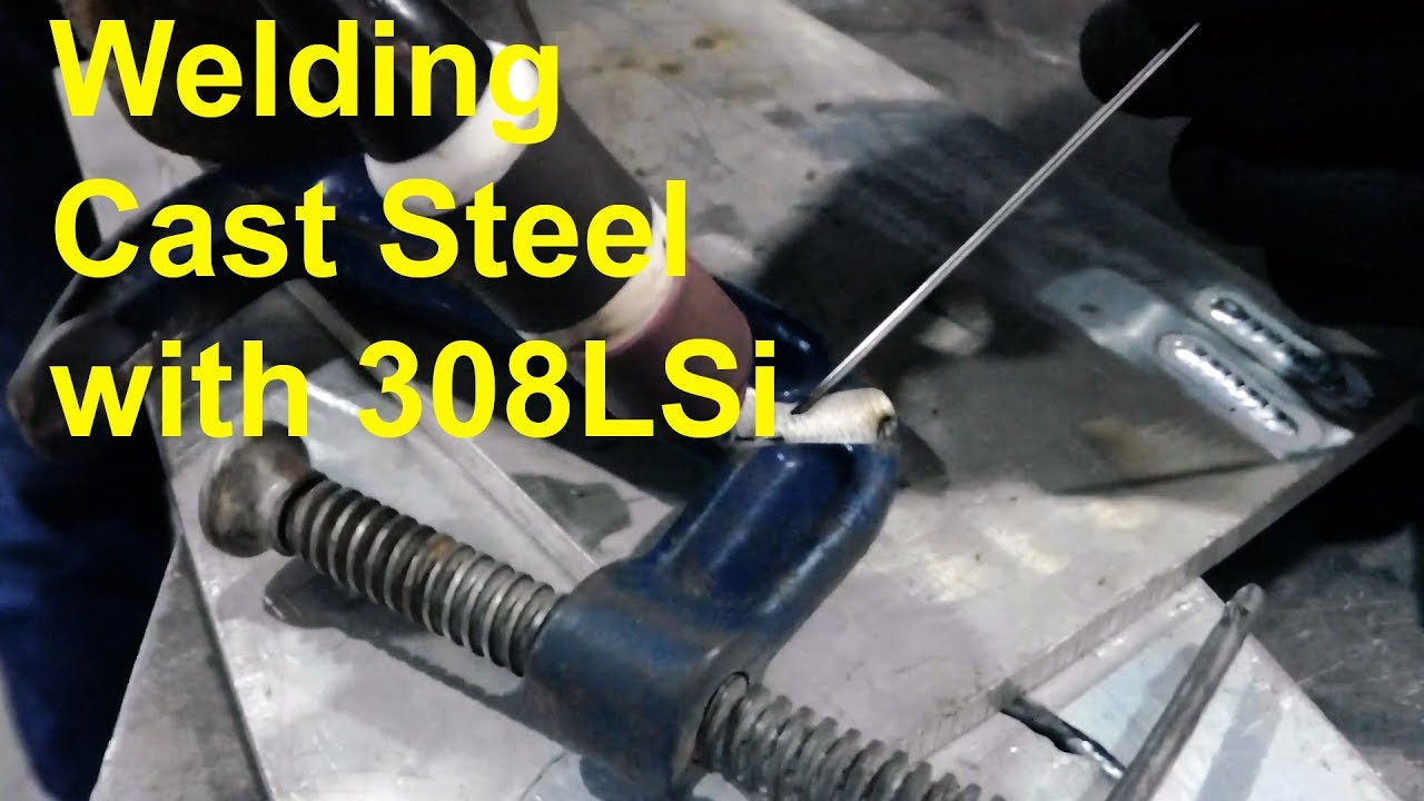 Welding Broken C Clamp ( Cast Steel / Iron ? ) With 308LSi Filler Wire