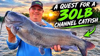Our 4 day quest to catch a 30lb Channel Catfish! (we caught 9000lbs of fish trying).
