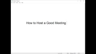 How to Host a Good Meeting (4 Simple Rules) | How to Business