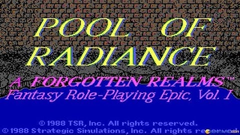 Pool of Radiance gameplay (PC Game, 1988)