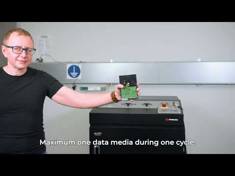 Aperçu de la vidéo : Destruction d’un disque de serveur avec l’OMS900