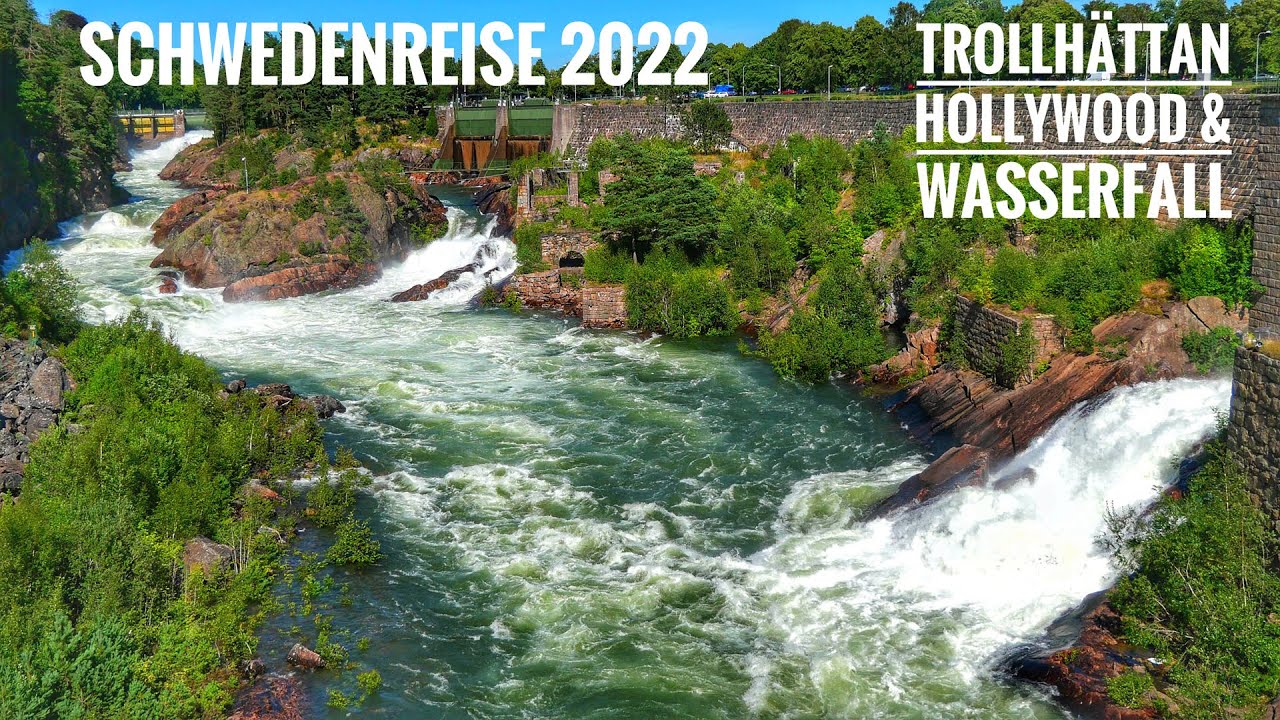 #152:Trollhättan - Hollywood und ein Wasserfall zum Ein- & Ausschalten (Schwedenreise 2022 - Teil8)