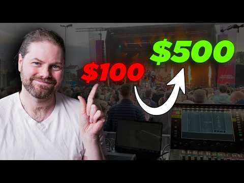 How I Make $500 a Day as a Live Sound Engineer