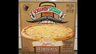 Screamin’ Sicilian Pizza Co. ‘Za Brewski Leinenkugel’s Beer Six Cheese Pizza Review
