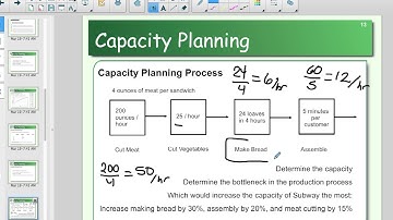 Capacity and Bottlenecks