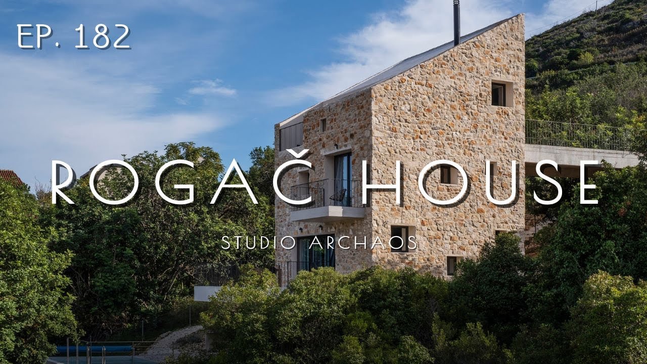 Rogač House: A Stone Sanctuary Suspended Above the Adriatic. Ep.182