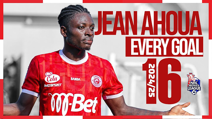 MAGOLI YOTE YA JEAN AHOUA MSIMU HUU 2024/25 LIGI KUU YA NBC