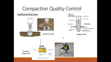 Lesson 16: Soil Compaction Specification and Control