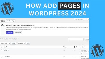 How to add pages in wordpress 2024 in hindi/ urdu | Wordpress tutorial for beginners 2024