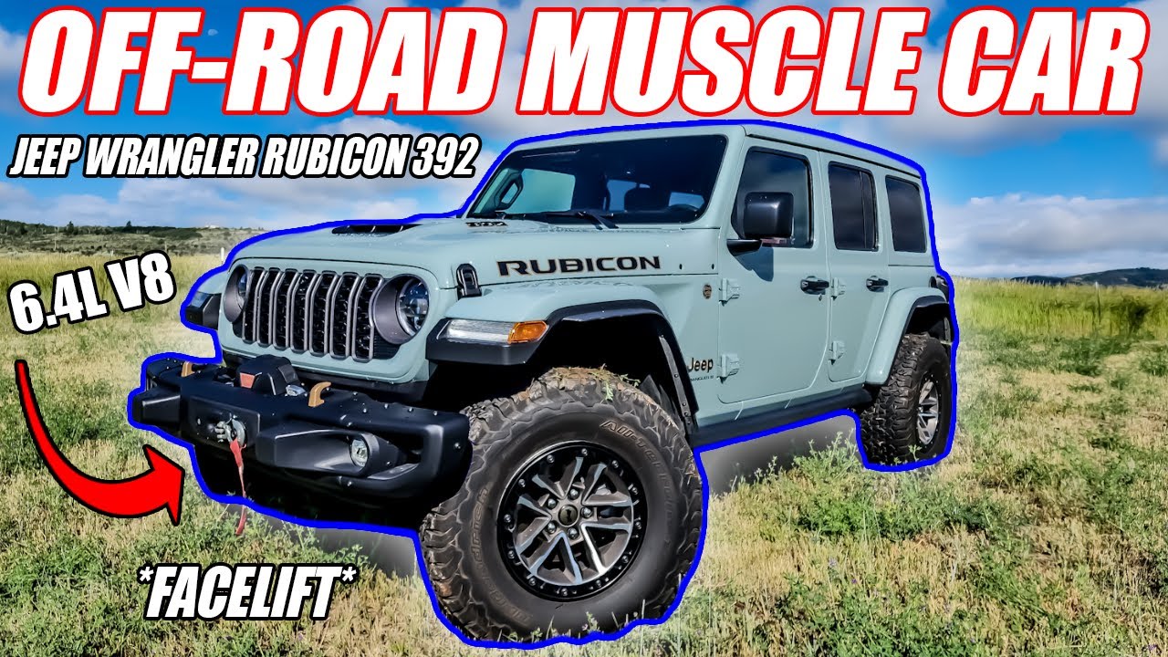 2024 JEEP WRANGLER RUBICON 392 is a 470 HORSEPOWER OFFROAD MUSCLE CAR