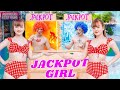 Flirt Pretty Girl Jackpot Machine Nerf War Battle| HOT VS COLD POOL CHALLENGE Nerf Guns