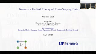 Wilmer Leal - Towards a Unified Theory of Time-Varying Data