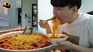 편집하면서 먹는 열라면이란.. 시네마먹방 Let Me Have Some Ramen For A Moment Eng Cinema Mukbang Donam