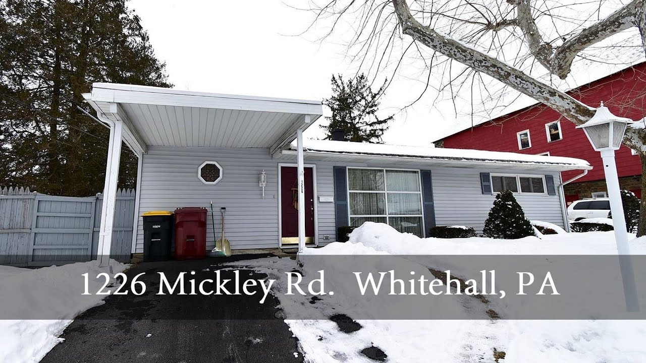 1226 Mickley Rd. Whitehall, PA 18052 YouTube
