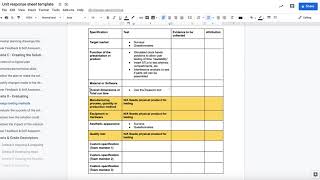 Criteria D Instructions