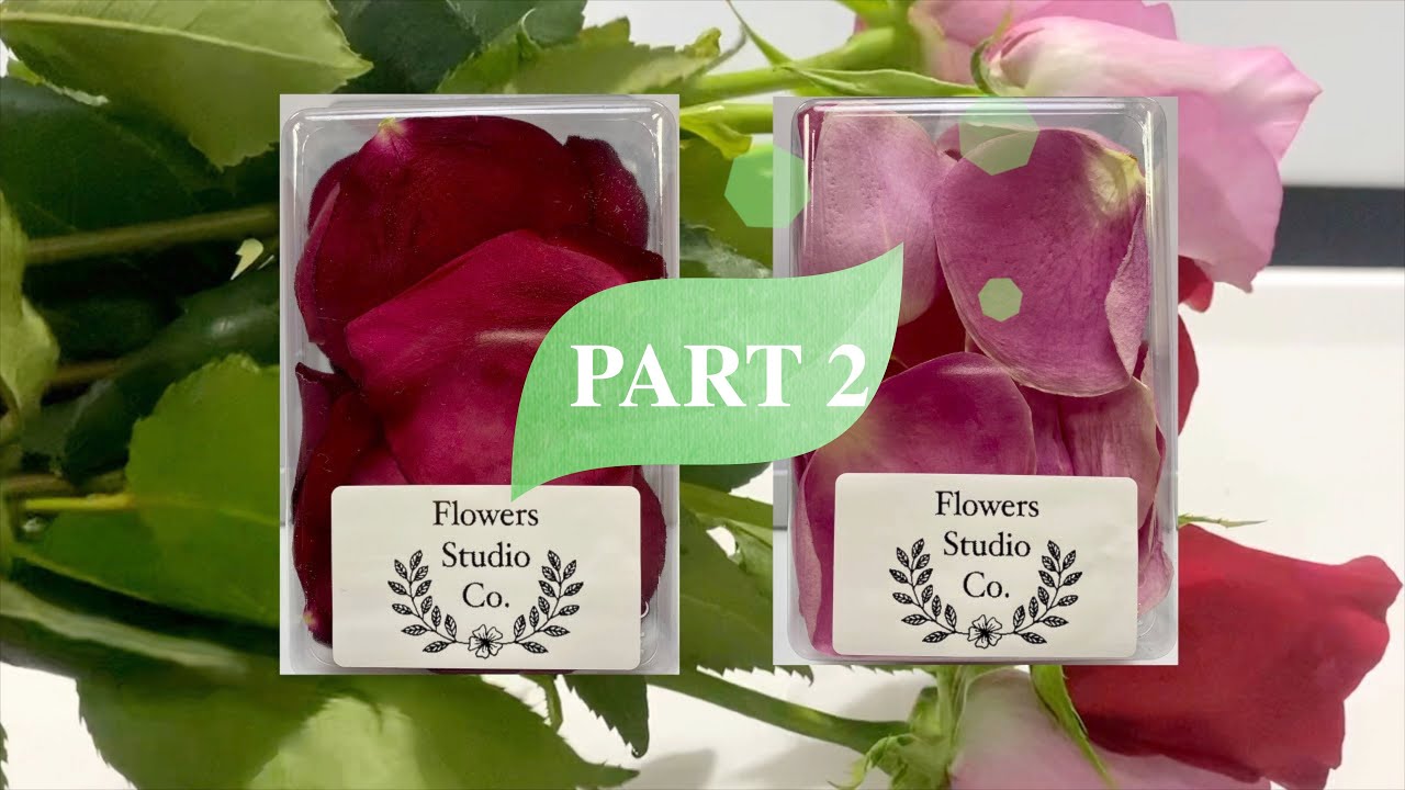 Bridal Red Rose and Pink Petals, Wedding Petal Toss & Press Rose Leaves