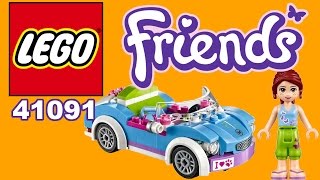Lego Friends review set Mias Roadster (unboxing and build Item 41091 樂高檢討朋友)