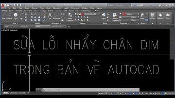 Sửa Lỗi Nhẩy Dim Trong Bản Vẽ Autocad