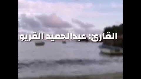 القارئ الليبي عبدالحميد القريو               "سورة المنافقون"