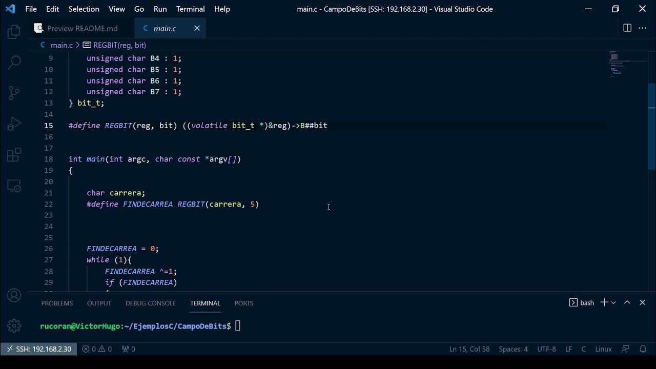 Campo de Bits en C - YouTube