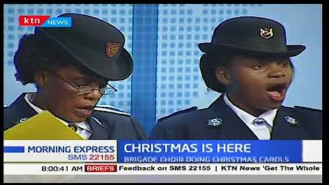 Salvation Army Choir doing Christmas carols: Morning Express