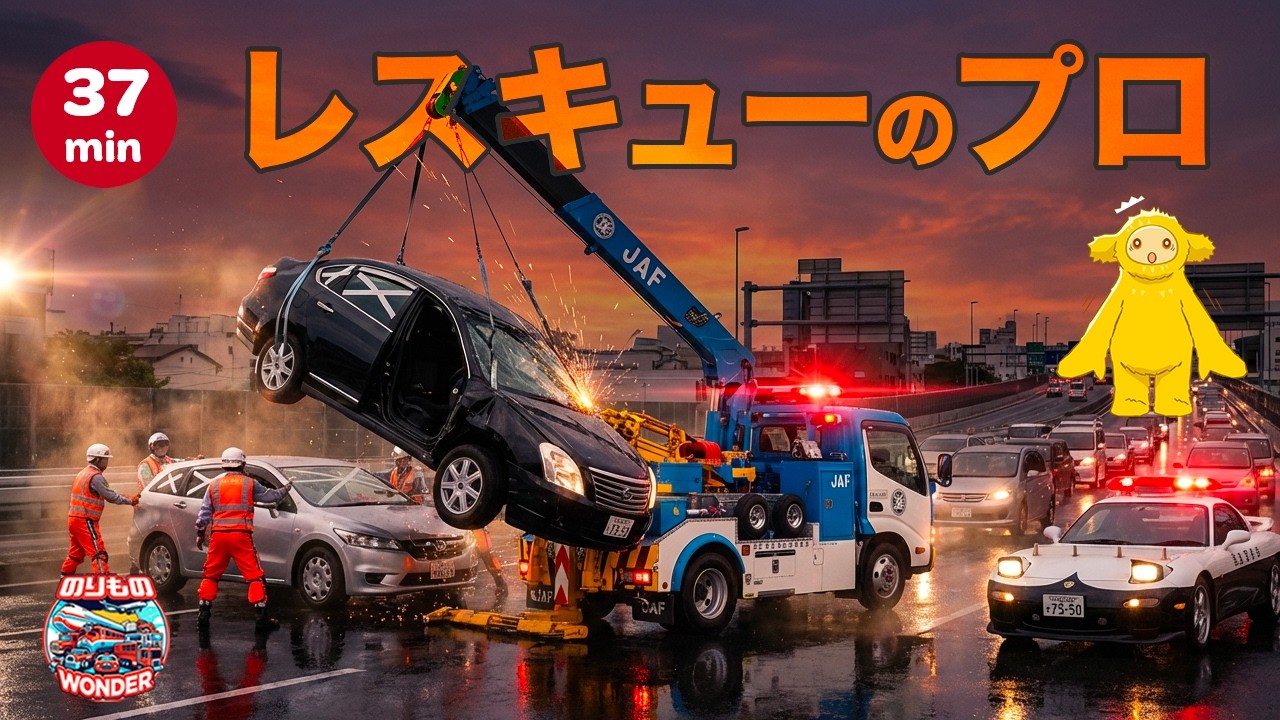 【大事故を解決！】道路のトラブルを吹き飛ばせ！ロードサービス・プロチーム