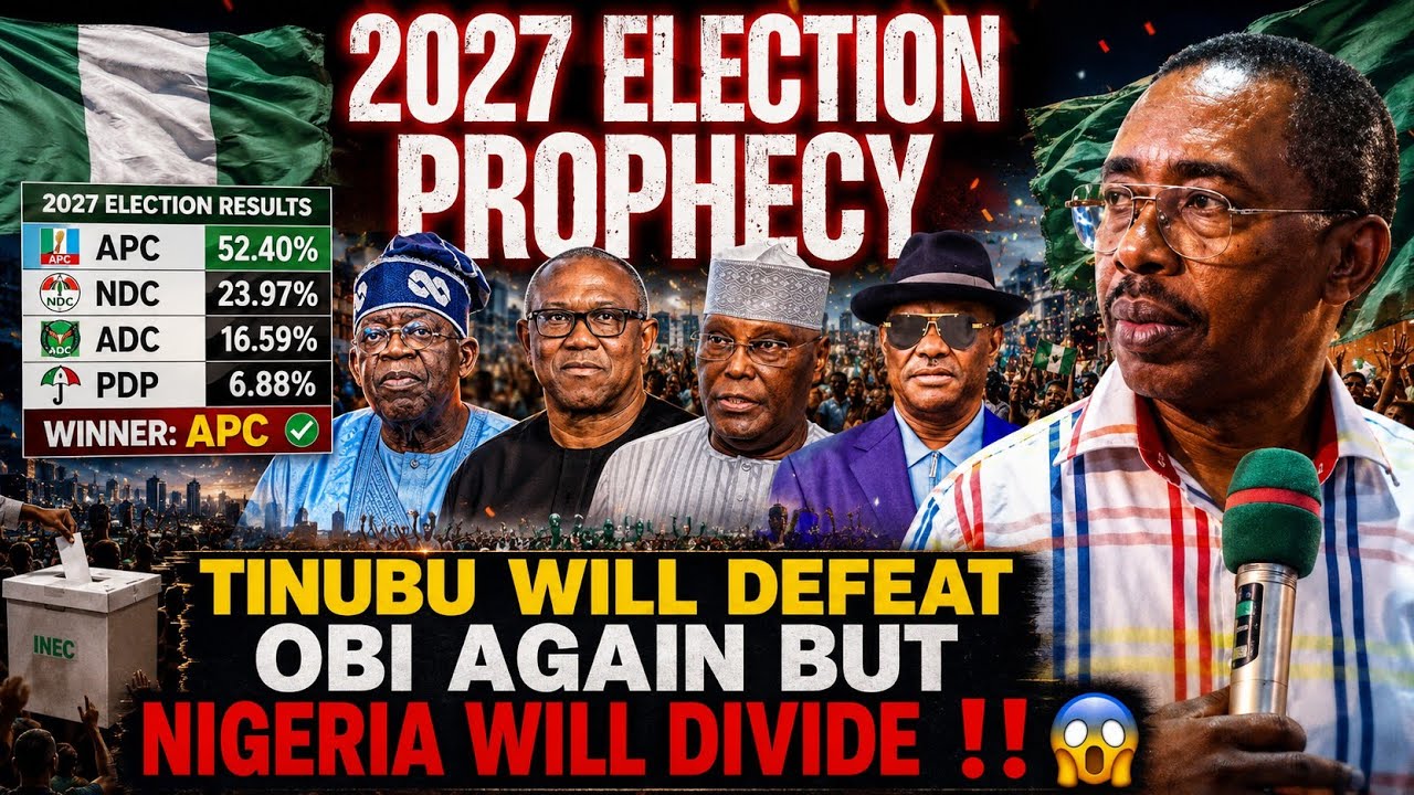 PETER OBI WILL BE BETRAYED AND TINUBU WILL WIN BUT NIGERIA WILL DIVIDE 2027- Pastor Kingsley