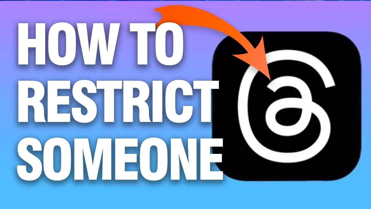 How To Restrict Someone On Threads App - YouTube